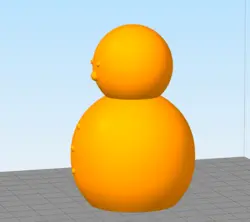 مدل سه بعدی آدم برفی (STL)