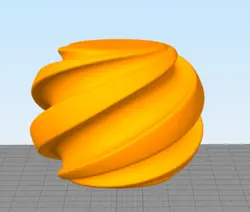 مدل سه بعدی شمع مارپیچ (STL)