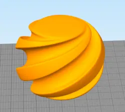 مدل سه بعدی شمع مارپیچ (STL)