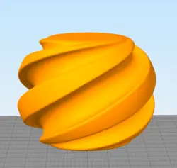 مدل سه بعدی شمع مارپیچ (STL)