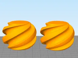 مدل سه بعدی شمع مارپیچ (STL)