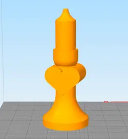 مدل سه بعدی استوانه قلبی (STL)