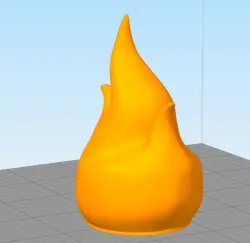 مدل سه بعدی شمع آتش (STL)