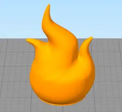 مدل سه بعدی شمع آتش (STL)