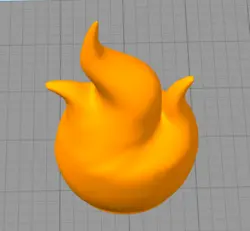 مدل سه بعدی شمع آتش (STL)