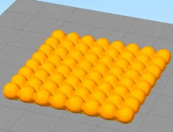 مدل سه بعدی کفی توپی (Obj)