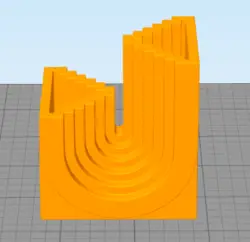 مدل سه بعدی گلدان یو (Obj)