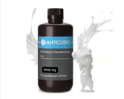 رزین استاندارد سفید برند انیکیوبیک Anycubic Resin Standard