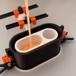 مدل سه بعدی بیس و پس قالب حرفه ای سنگ مصنوعی (STL)