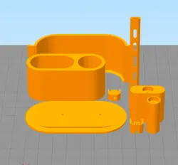 مدل سه بعدی بیس و پس قالب حرفه ای سنگ مصنوعی (STL)