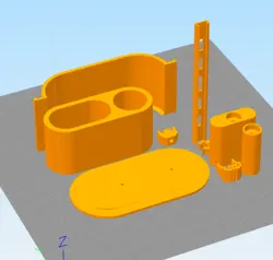 مدل سه بعدی بیس و پس قالب حرفه ای سنگ مصنوعی (STL)