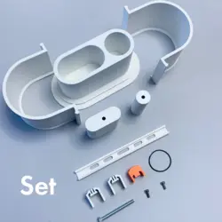 مدل سه بعدی بیس و پس قالب حرفه ای سنگ مصنوعی (STL)