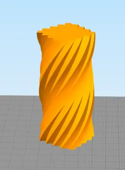 مدل سه بعدی شمع مارپیچ (STL)