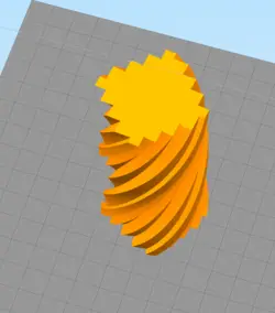 مدل سه بعدی شمع مارپیچ (STL)