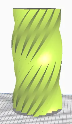 مدل سه بعدی شمع مارپیچ (STL)