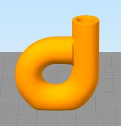 مدل سه بعدی گلدان کد 019 (STL)