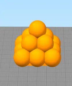 مدل سه بعدی شمع هرم توپی کد 2(STL)