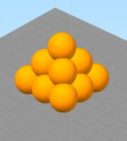 مدل سه بعدی شمع هرم توپی کد 2(STL)