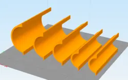 مدل سه بعدی پس قالب قطر 5.5( STL)