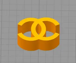 مدل سه بعدی لوگو شنل(stl)