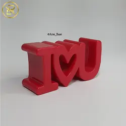 بیس قالبسازی I LOVE YOU