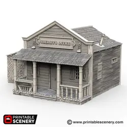 مدل سه بعدی ماکت دفتر کلانتر (stl)