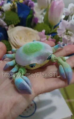 مدل سه بعدی خرچنگ متحرک (slt)