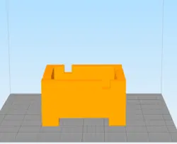 مدل سه بعدی زیرسیگاری مربع (STL)