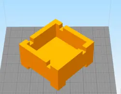 مدل سه بعدی زیرسیگاری مربع (STL)