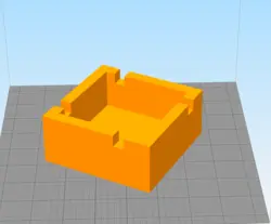 مدل سه بعدی زیرسیگاری مربع (STL)