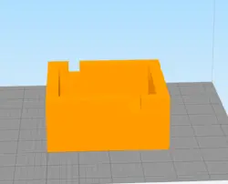 مدل سه بعدی زیرسیگاری مربع (STL)