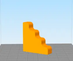 مدل سه بعدی شمع طرح پله (STL)