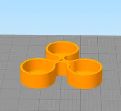 مدل سه بعدی جاوارمر سه تایی ساده (STL)