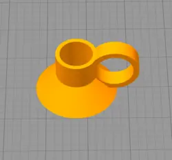 مدل سه بعدی جاشمعی مخروطی (STL)