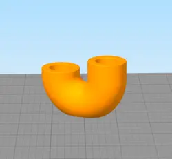 مدل سه بعدی جاشمعی طرح یو کد02 (STL)