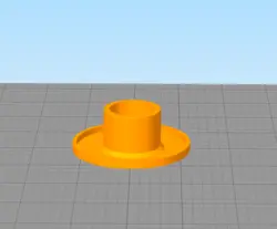 مدل سه بعدی جاشمعی ساده (STL)