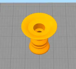 مدل سه بعدی جاشمعی طرح موج کد02 (STL)