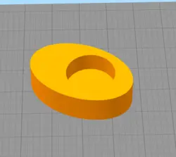 مدل سه بعدی جاوارمر طرح بیضی ساده (STL)