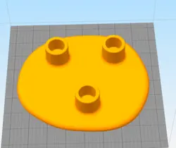 مدل سه بعدی جاشمعی مدل دفرمه (STL)