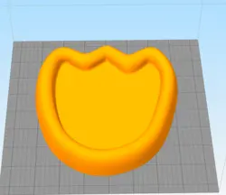 مدل سه بعدی ظرف طرح گل لاله (STL)