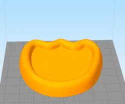 مدل سه بعدی ظرف طرح گل لاله (STL)