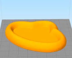 مدل سه بعدی ظرف طرح ابر (STL)