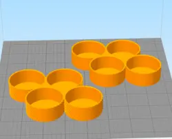 مدل سه بعدی جاشمعی چهار عددی (STL)