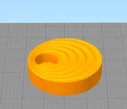 مدل سه بعدی جاوارمر طرح دایره موج کد01 (STL)