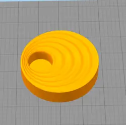 مدل سه بعدی جاوارمر طرح دایره موج کد01 (STL)