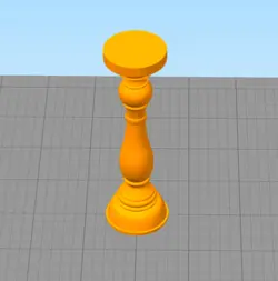 مدل سه بعدی پایه شمع طرح کلاسیک کد02 (STL)