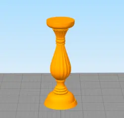 مدل سه بعدی پایه شمع طرح کلاسیک کد01 (STL)