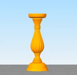 مدل سه بعدی پایه شمع طرح کلاسیک کد01 (STL)