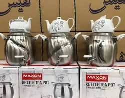 کتری قوری استیل کف چدن ۶لیتری