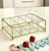 تیبگ برنجی شیشه ای کیفیت درجه یک به هیچ عنوان